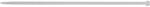 TOYA Legaturi de cablu alb 350 x 7, 6 mm (50 buc/cs) (YT-70632)