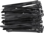 TOYA Legaturi de cablu 7, 6x150 mm 50 buc negru (YT-70672)