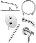 Oltens Set baterie cadă-duș Oltens Rann 34111100, cap de duș Oltens Vindel 37000100, 39100100, 39400100, 37102100, 39304100, 37200100 (36633100)