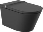 Kronenbach Tube toaletă cu spălare agăţat fără margine negru KB15104TUSM (KB15104TUSM)