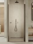 NEW TRENDY New Soleo Gunmetal Brushed uși de duș 70 cm înclinabilă grafit periat/sticlă transparentă D-0528A (D0528A)