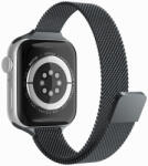 Techsuit - Óraszíj (W034) - Apple Watch 1/2/3/4/5/6/7/8/9/10/SE/SE 2/Ultra/Ultra 2 (42/44/45/46/49mm) - Fekete