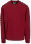 Pitbull West Coast Férfi Pitbull Tape Nugget Crewneck pulóver burgundi