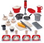 Ecoiffier Set de bucătărie cu mixer Dining Set Écoiffier cu oale și un tocător 49 de accesorii de la 18 luni (ECO2424) Bucatarie copii