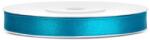  Szatén szalag, 6 mm, türkiz (PTS6083) - iroda24