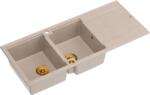 Quadron Evan graniteq mosogató 116x50 cm bézs HQE11650U2_PVDC1_P2O