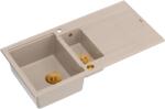 Quadron Evan graniteq mosogató 100x50 cm bézs HQE510050U2_PVDC1_P2O