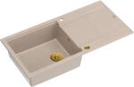 Quadron Evan graniteq mosogató 100x50 cm bézs HCQE10050U2_PVDG1_P2O (HCQE10050U2PVDG1P2O)