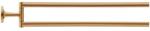 Duravit Starck T - Dupla törülközőtartó, forgatható, 47 cm hosszú, csiszolt bronz színű 0099410400 (0099410400)