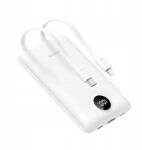 VEGER Powerbank 10 000 Mah Beépített Kábelekkel Type-C Lightning (6970453559872)