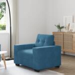 vidaXL kék bársony kanapéfotel 59 cm (4105107)