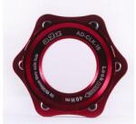 a2z AD-CLK féktárcsa adapter Centerlockról 6 csavarosra, átütős agyakhoz, piros