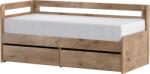 TEMPO KONDELA Pat extensibil, 90/179x200, stejar lancelot, REA HOPPIP