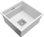 Gamma Decor 4445, 1 rekeszes gránit mosogató 440x450x215 mm, fehér, GMA-ZLE000133 (GMA-ZLE000133)