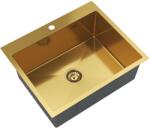 Gamma Gamma, 1 rekeszes acél mosogató 600x500x210 mm, arany matt, GMA-S6050-GD (GMA-S6050-GD)