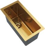 Gamma Gamma, 1 rekeszes acél mosogató 220x440x210 mm, arany matt, GMA-S2244-GD (GMA-S2244-GD)