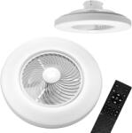 Toolight Szerszámlámpa, LED mennyezeti lámpa ventilátorral + APP1551-C távirányító, fehér, OSW-05180 (OSW-05180)