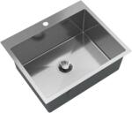 Gamma Gamma, 1 rekeszes acél mosogató 600x500x210 mm, csiszolt acél, GMA-S6050-CH (GMA-S6050-CH)