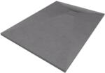 Erga Oldaf, SMC téglalap alakú zuhanytálca 120 x 80 cm, szürke matt, ERG-GMA-OL-80120G (ERG-GMA-OL-80120G)