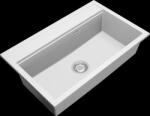 Gamma Advance, 1 rekeszes gránit mosogató 805x505x210 mm, fehér, GMA-ZLE000118 (GMA-ZLE000118)