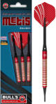 BULL'S Darts darts szett Metis soft piros 18g