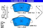 ATE Set placute frana ATE 13.0460-5528.2 (13.0460-5528.2)