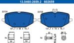 ATE Set placute frana, frana disc ATE 13.0460-2659.2 - fixbox