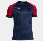 Joma Hispa V Short Sleeve T-shirt Dark Navy Red 2xl
