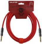Valeton VGC-5R prémium hangszerkábel - egyenes-egyenes jack - 5 méter - piros