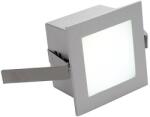 SLV SHRACK TECHNIK FRAME BASIC LED, négyzet, ezüstszürke, semleges fehér LED- LI111260