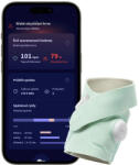 Owlet Intelligens zokni Dream Sock - kékeszöld - pepita