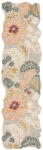 Flair Rugs Covor tip traversă roz deschis țesut manual din lână 60x230 cm Daphne Shaped Floral - Flair Rugs Covor