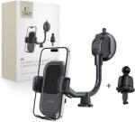 Tech-Protect V8 Autós Tartó - Tapadókorong + Szellőzőrács - Fekete (5906302360918)