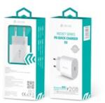 DEVIA Rocket PD Quick Charger Type-C hálózati töltő adapter 20W (fehér)