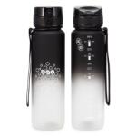 Ars Una színátmenetes motivációs kulacs 1000 ml Black&White (56574517_00)