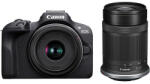 Canon EOS R100 + RF-S 18-45mm f/4.5-6.3 IS STM + 55-210mm f/5-7.1 Black (6052C036AA) Digitális fényképezőgép