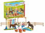 Schleich Set de joacă Antrenament agilitate pentru ponei (SLH42481) Figurina