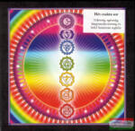 Merkúr-Uránusz Alkotóműhely Kft Hét csakra sor mandala - kis falikép (18×18 cm)