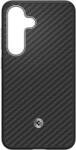 Samsung Galaxy S25+ Enzo Aramid case black silver (GP-FPS936PGABW)