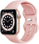 Techsuit - Karóra szíj (W031) - Apple Watch 1/2/3/4/5/6/7/8/9/10/SE/SE 2/Ultra/Ultra 2 (42/44/45/46/49mm) - Világos rózsaszín
