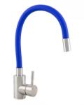 ERMETIQ Inox Álló mosogató csaptelep flexibilis kifolyócsővel - kék (ER-XY208B) (ER-XY208B)