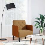 vidaXL barna bársony kanapészék karfás szék 55 cm (4100598) - pepita