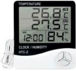  Mobilly Termometru LCD cu higrometru, senzor exterior cu fir, alb (XXX)