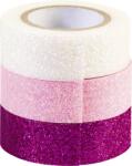 HEYDA Pink 3 db glitteres ragasztószalag 203584375 (203584375)