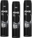 AXE Black dezodor (3x250 ml) + AJÁNDÉK Axe fémdoboz
