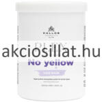 Kallos Plex No Yellow Hamvasító Hajpakolás sárga tónusok ellen 1000ml
