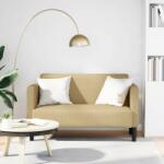 vidaXL világoszöld szürke kordbársony szövet loveseat kanapé 109 cm (4100526) - pepita
