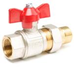  FÉM Golyóscsap KB 5/4" pillangós HOLLANDIS (113-0051-00)