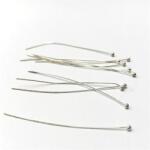  Szerelőpálca gömbös 50mm ezüst 10db/csomag