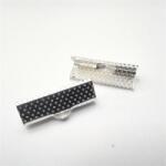  Szalagvég, 20mm-es, 1pár/csomag ezüst